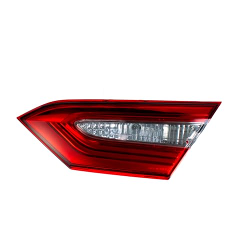 Calavera Derecha Interior sin Arnes Clara Compatible con TYA Camry 2018 2019 2020 2021 2022 2023 2024 | Rojo Blanco | Con Arnes