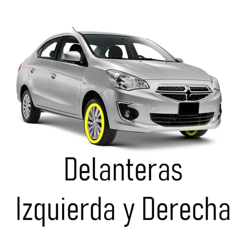 Par Balatas Delanteras Compatibles con Attitude 1.2L 2015 2016 2017 2018 2019 2020 2021 2022 2023 2024 | Semimetalicas