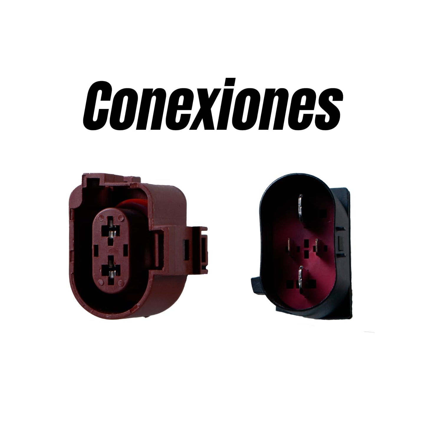 Motoventilador compatible con VW Jetta A6 Bicentenario 2.5L 2010 2011 2012 2013 2014 2015 2016 2017 2018 | Sin Tolva | Conector 2-4 Pines | Motor y Aspa