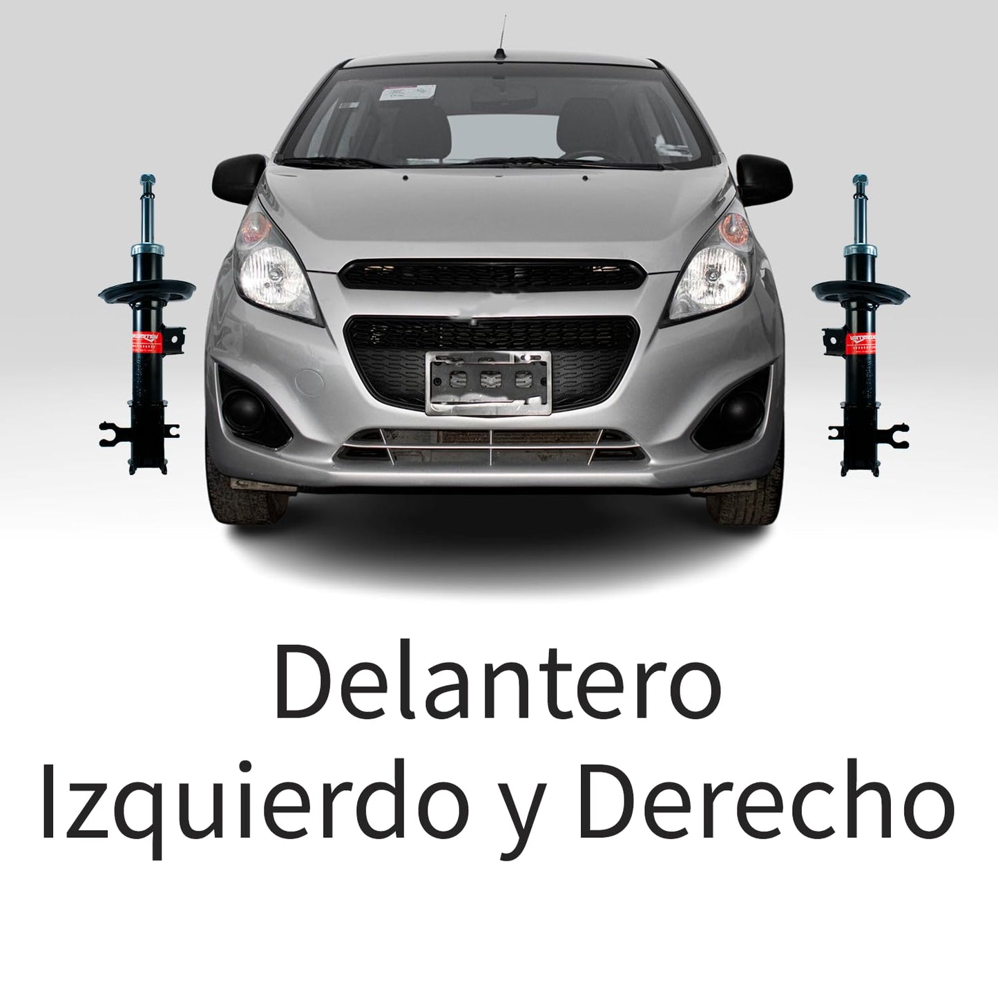 Par Amortiguadores Delanteros Compatibles con SPARK 1.2L 2011 2012 2013 2014 2015 2016 2017 | Gas |