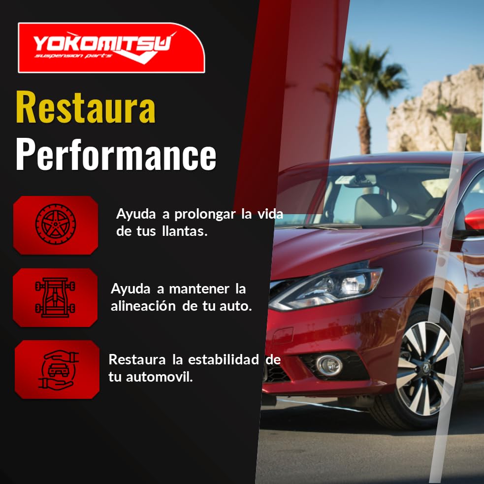 Par Amortiguadores Delanteros Compatibles con NISSAN VERSA 2012 2013 2014 2015 2016 2017 2018 2019